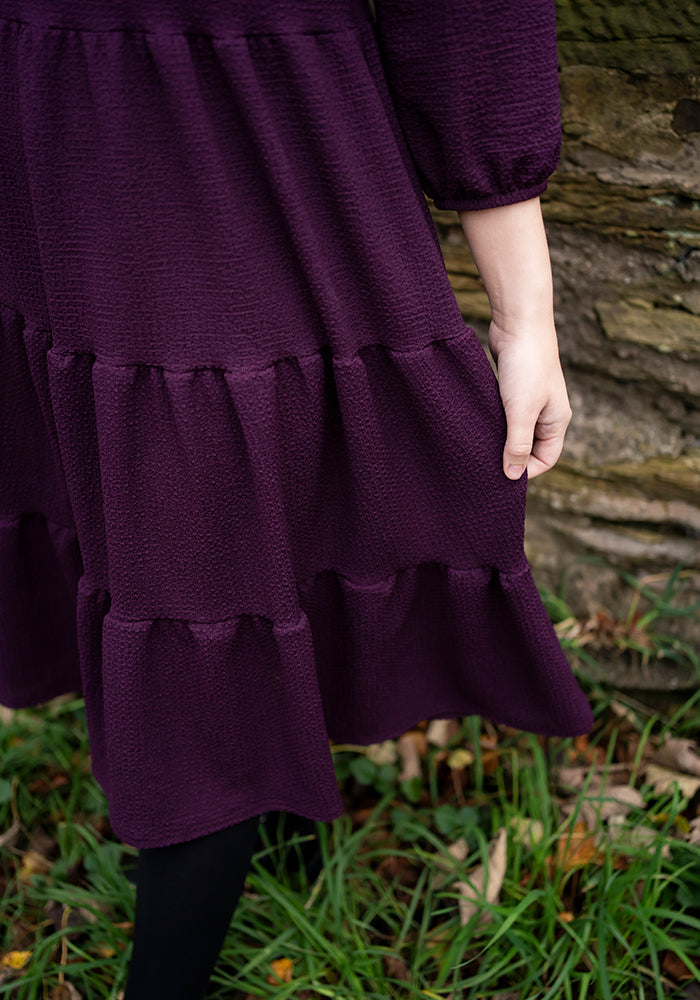 Hattie Plum Tiered Hem Dress