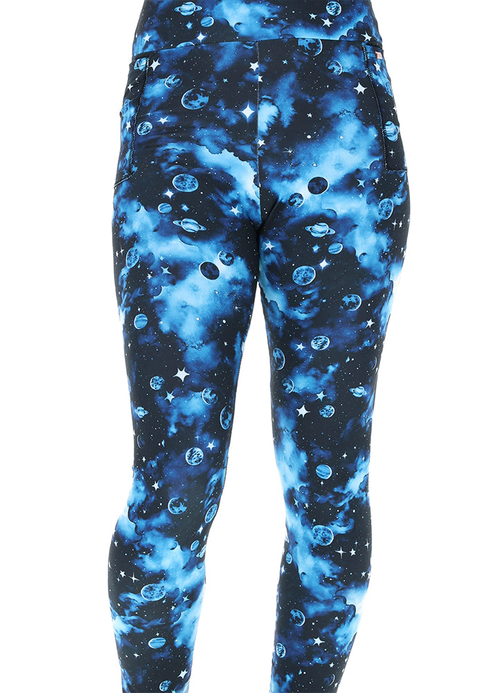 Heath Planet Sky Print Leggings