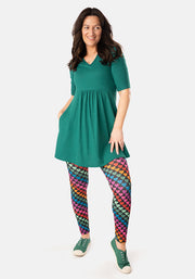 Heath Heart Conversational Print Popsy Leggings