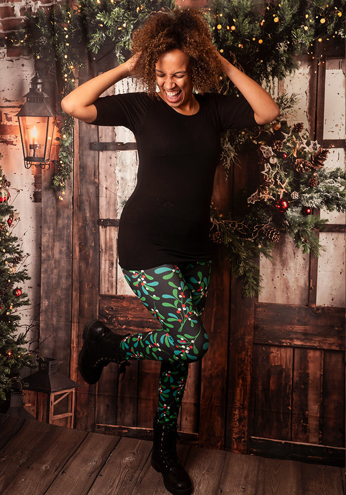 Heath Mistletoe Print Leggings