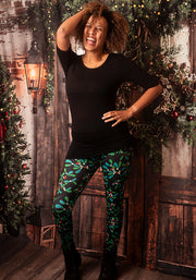 Heath Mistletoe Print Leggings