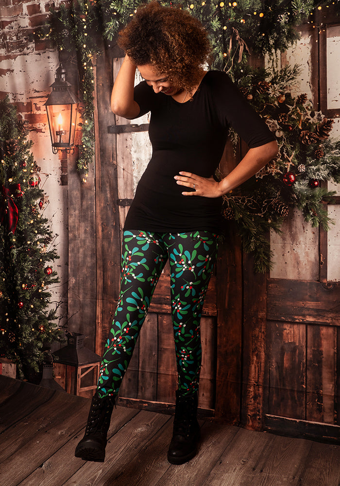 Heath Mistletoe Print Leggings