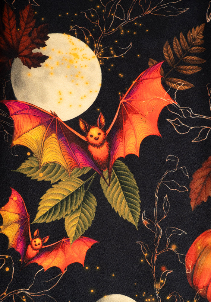 Heath Pumpkin & Bat Print Leggings