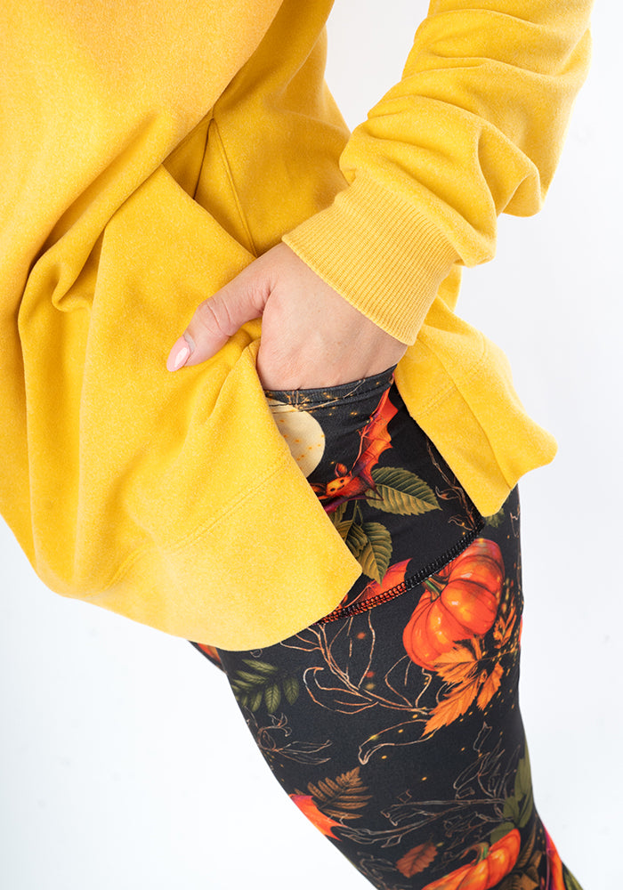 Heath Pumpkin & Bat Print Leggings