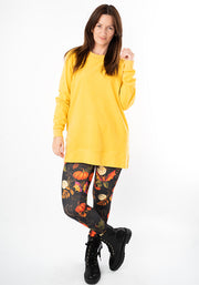 Heath Pumpkin & Bat Print Leggings