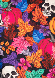 Heath Pumpkin & Skull Print Leggings