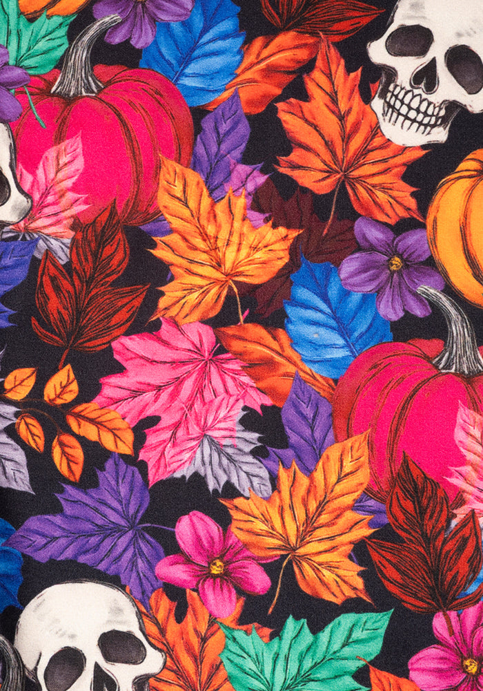 Heath Pumpkin & Skull Print Leggings