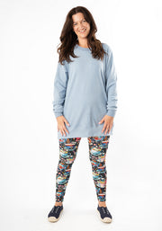 Heath Tea Cup Print Leggings