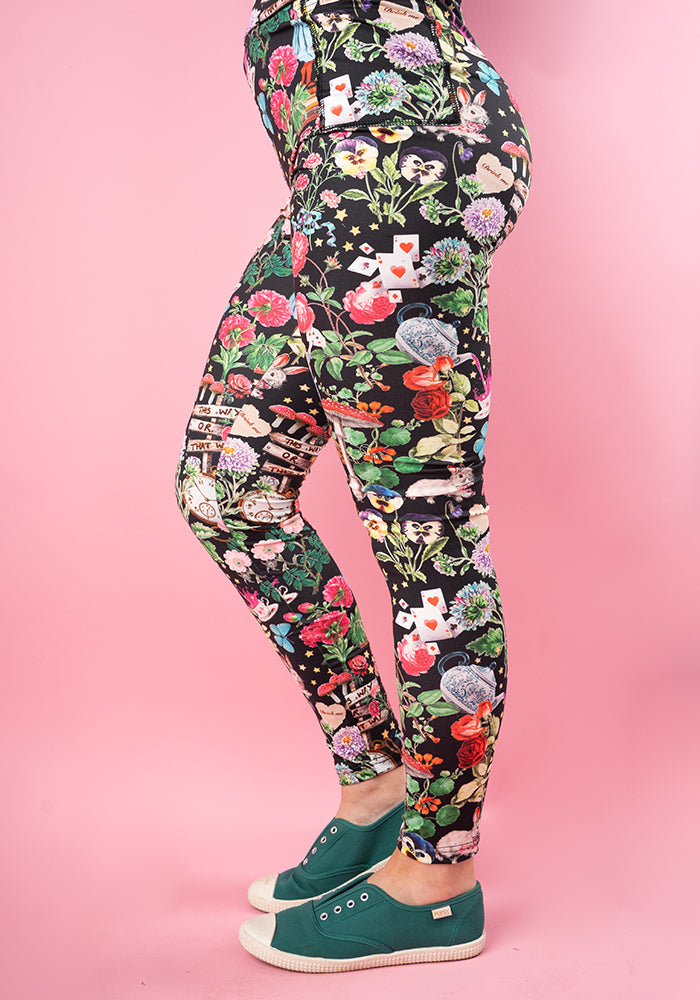 Sixth angle of Heath Wonderland Print Popsy Leggings