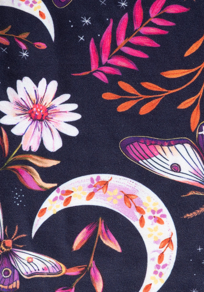 Second angle of Heath Moths &amp; Moon Print Leggings