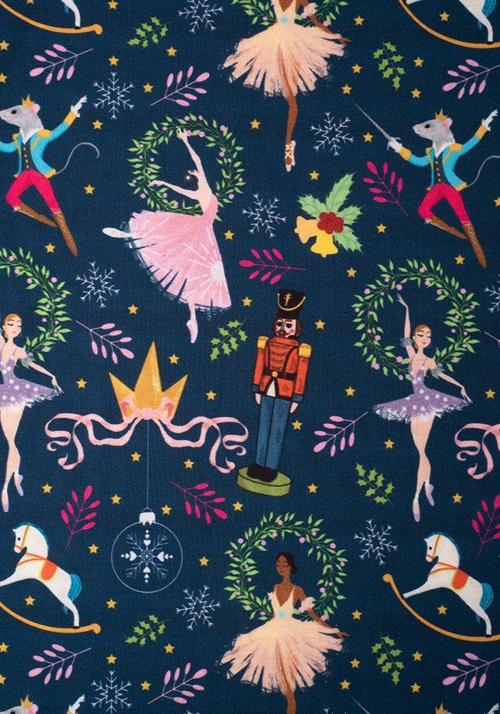 Serefine Nutcracker Print Dress