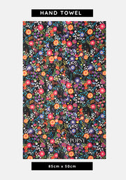 Hidden Cat Print Hand Towel