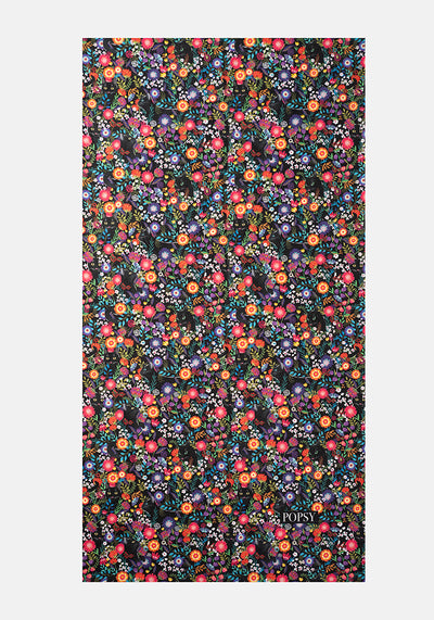 Hidden Cat Print Large Towel