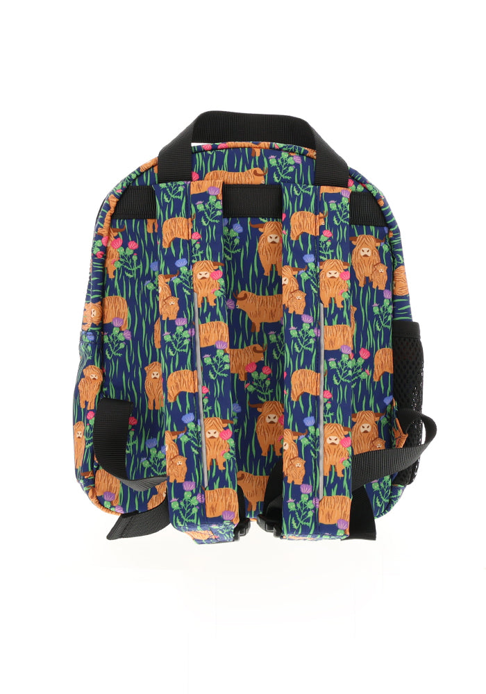 Fifth angle of Highland Cow Print Mini Backpack