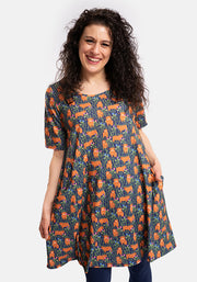 Taylor Highland Cow Print Tunic