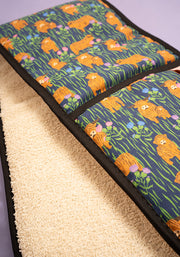Highland Cow Print Popsy Oven Glove