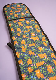 Highland Cow Print Popsy Oven Glove