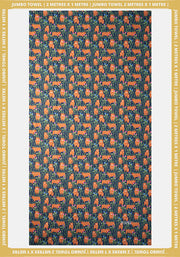 Highland Cow Print Jumbo Bath Sheet