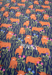 Highland Cow Print Large Towel