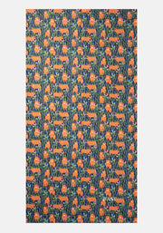 Highland Cow Print Large Towel