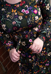 Hila Pressed Floral Print Cotton Dress