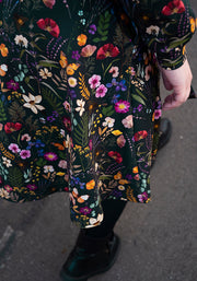 Hila Pressed Floral Print Cotton Dress