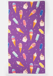 Ice Cream & Lollies Print Towel