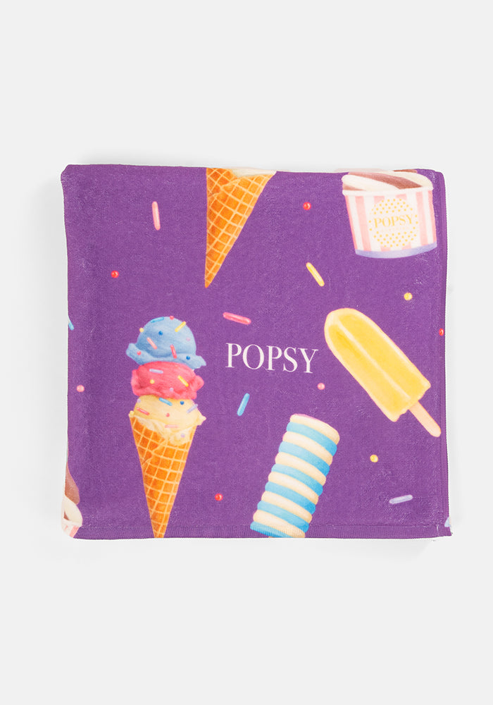 Ice Cream & Lollies Print Towel