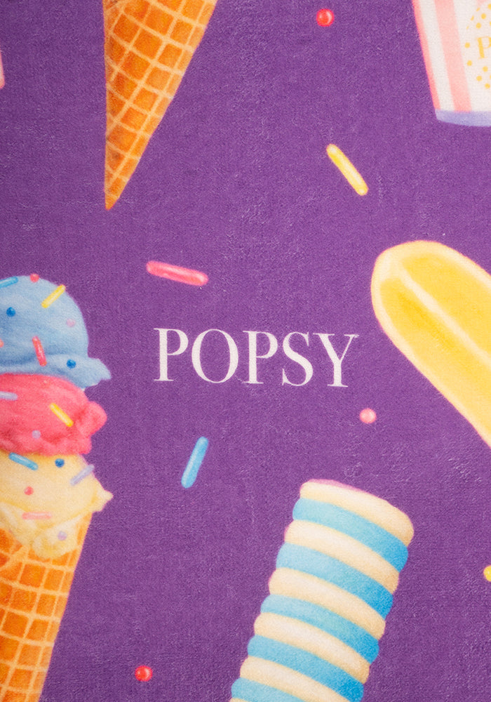Ice Cream & Lollies Print Towel