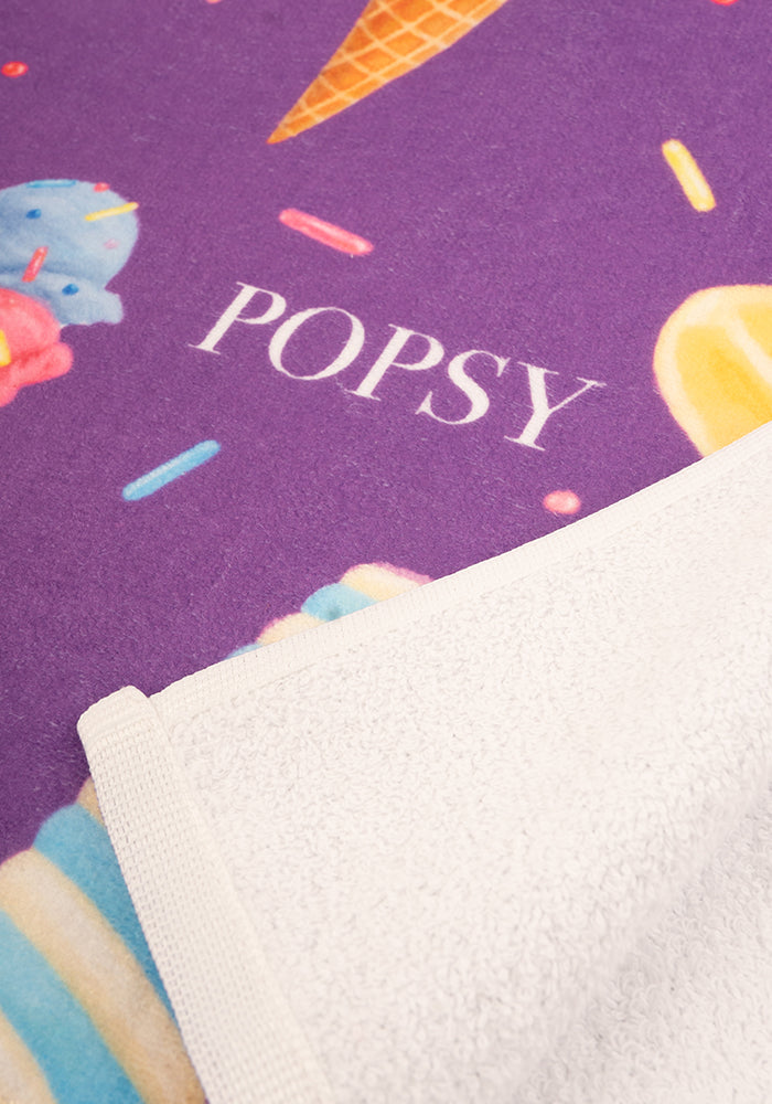 Ice Cream & Lollies Print Towel