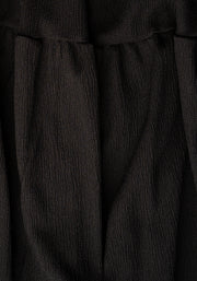 Ida Black Midaxi Length Tiered Hem Skirt