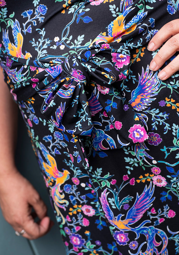 Irie Mystical Floral Phoenix Print Dress
