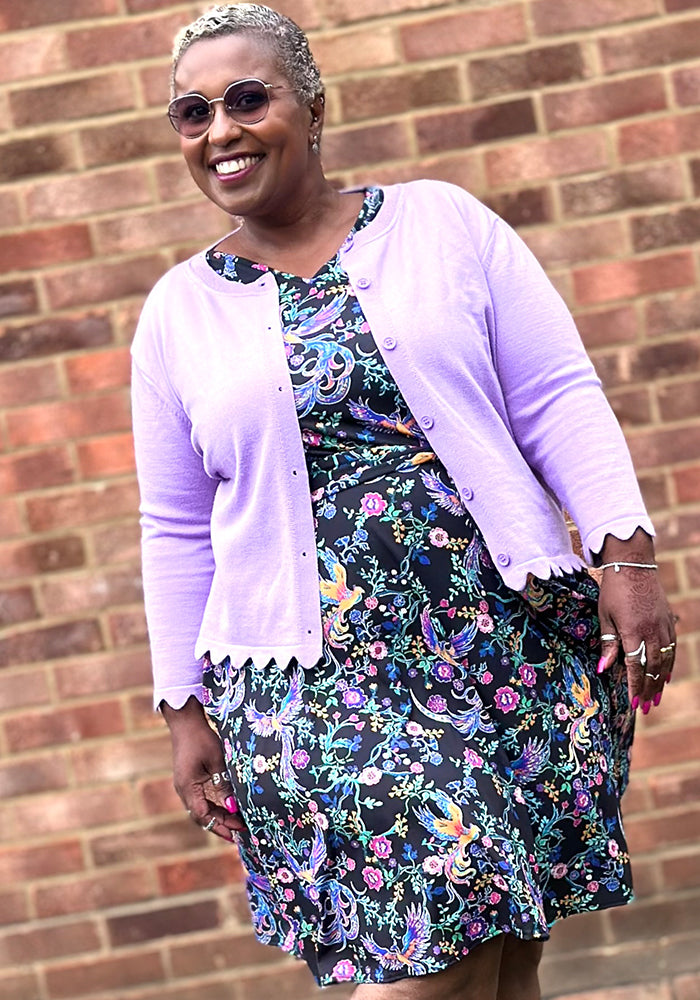 Irie Mystical Floral Phoenix Print Dress