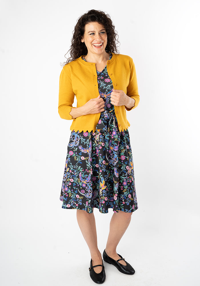 Irie Mystical Floral Phoenix Print Dress