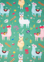 Itzel Llama Party Print Pyjama Set