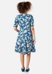 Jacinda Paisley Print Cotton Dress