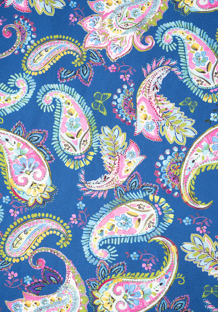 Jacinda Paisley Print Cotton Dress
