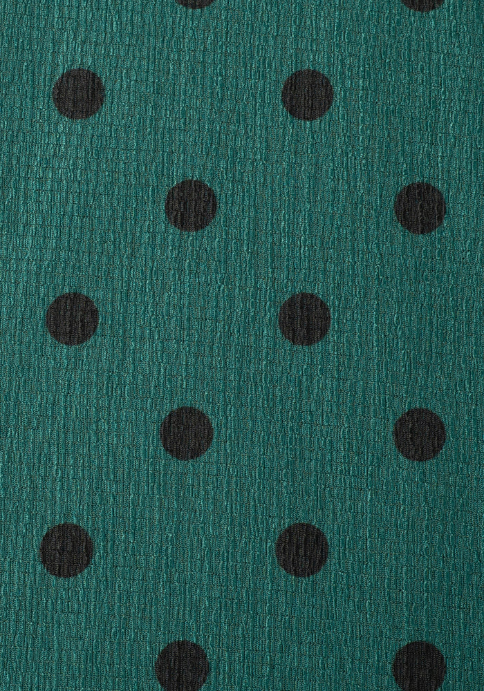 Second angle of Jacqueline Polka Dot Print Swing Dress