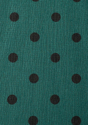 Jacqueline Polka Dot Print Swing Dress