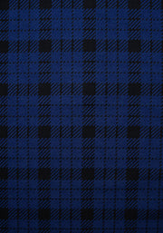 Jagger Blue & Black Check Jacquard Dress