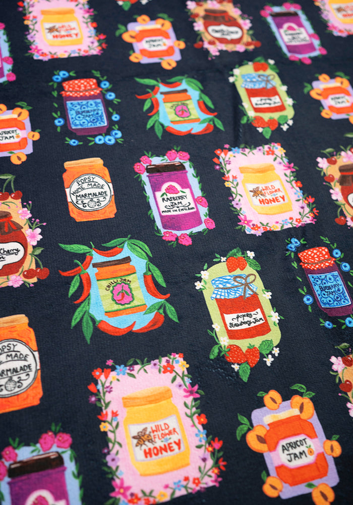 Fourth angle of Jam &amp; Preserves Print Hand Towel