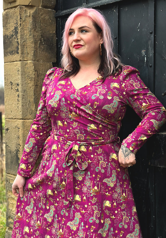Twelfth angle of Jazmeen Magical Adventure Print Cotton Dress