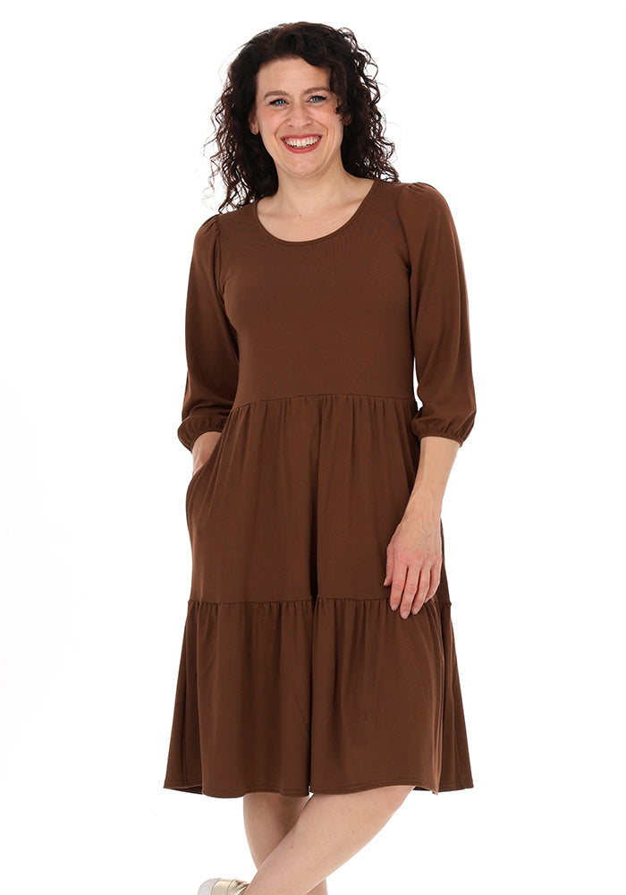 Jem-Coco Tiered Hem Dress