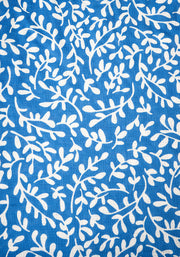 Jessamine Blue Sprig Print Tiered Hem Midaxi Dress