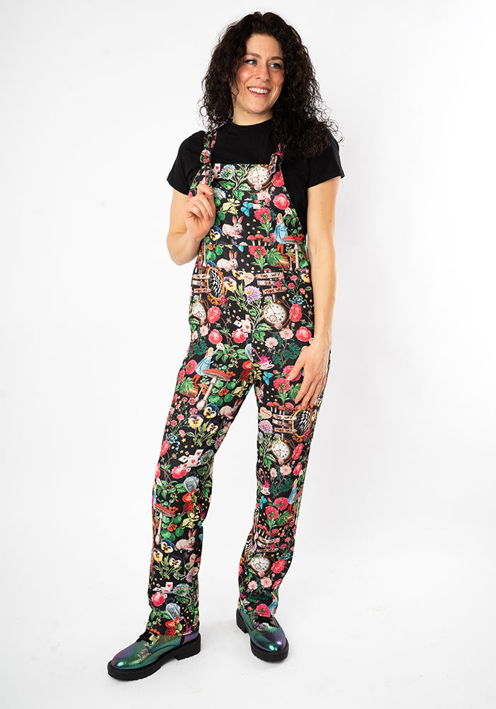 Fifth angle of Jordan Wonderland Print Dungaree