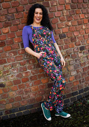 Jordan Hidden Cat Print Dungaree