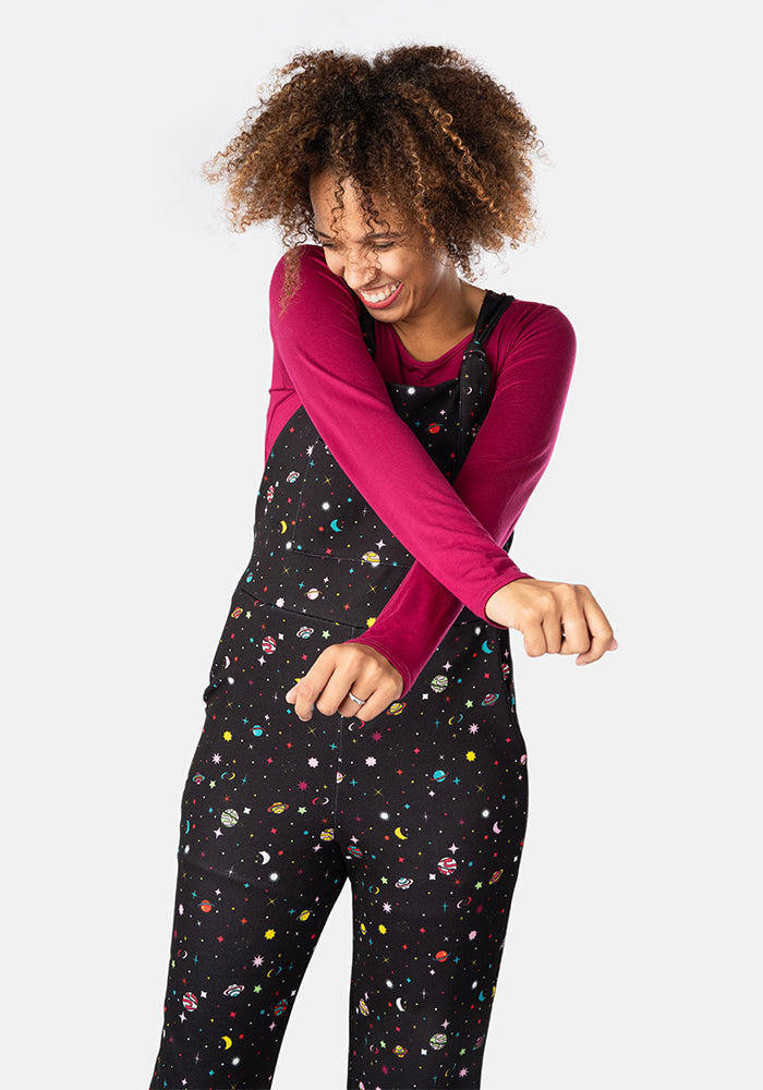 Jordan Colourful Planets Print Dungaree