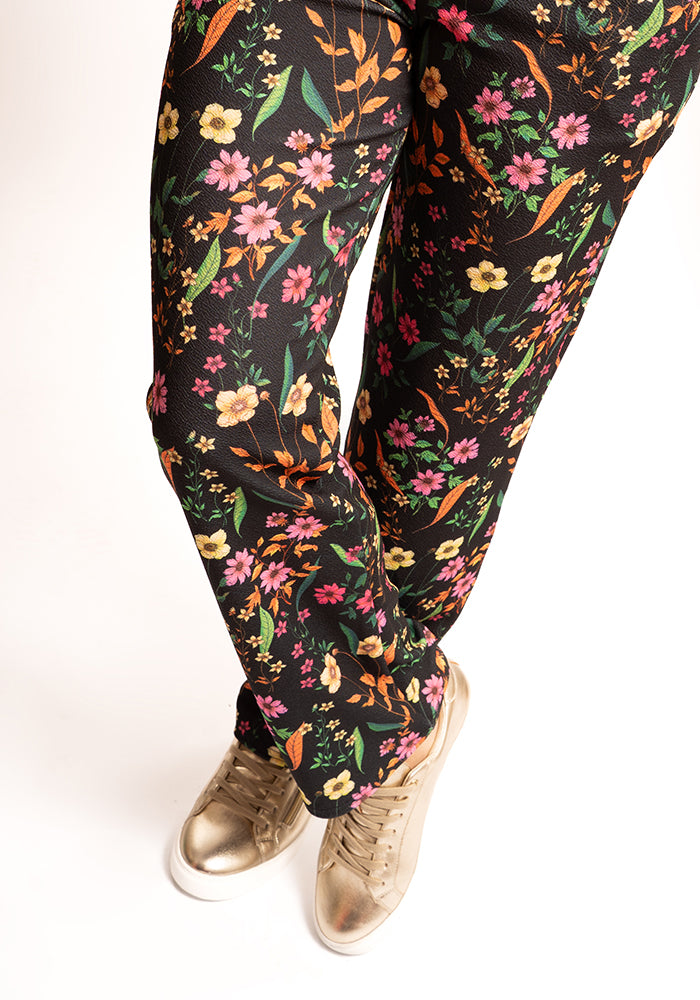 Sixth angle of Jordan Floral Print Dungaree