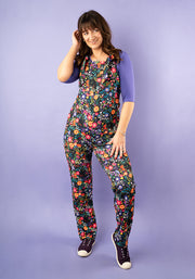 Jordan Hidden Cat Print Dungaree