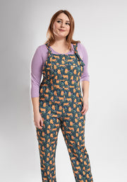 Jordan Highland Cow Print Dungaree